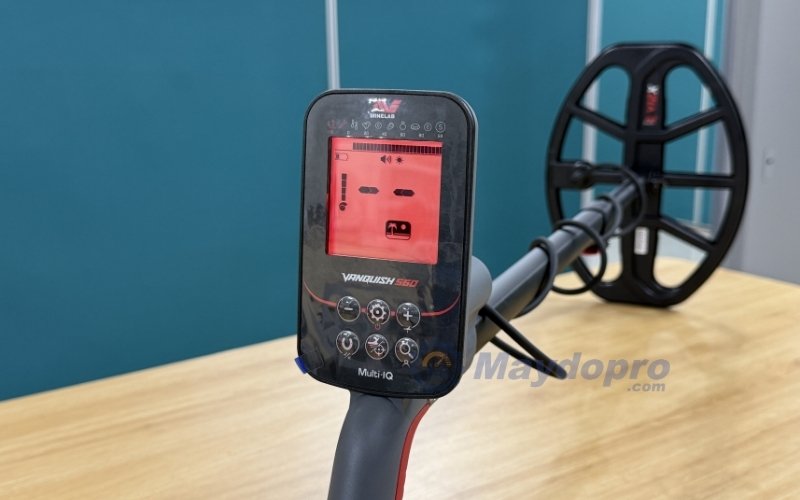 Minelab Vanquish 560 có thể dò tìm trên nhiều địa hình 