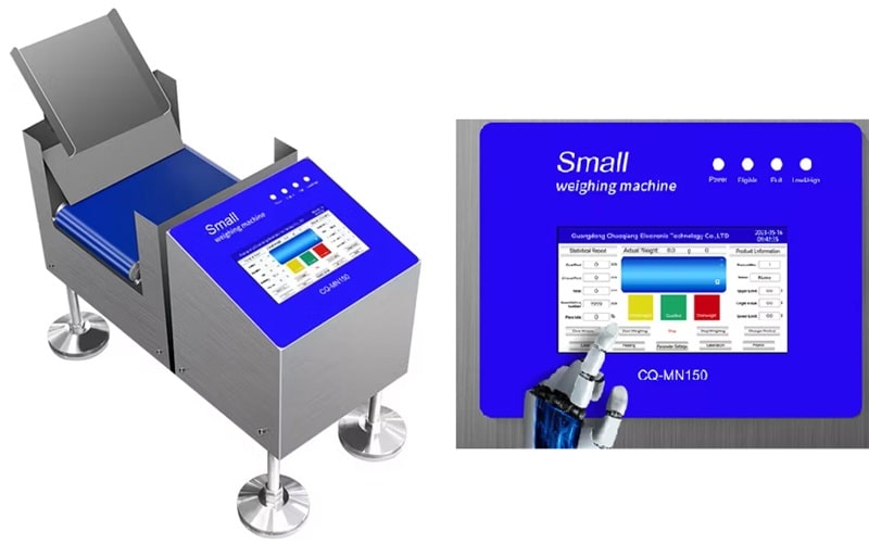 Máy kiểm tra trọng lượng Mini CQ-MN150 cân nhanh, chính xác tốc độ cao