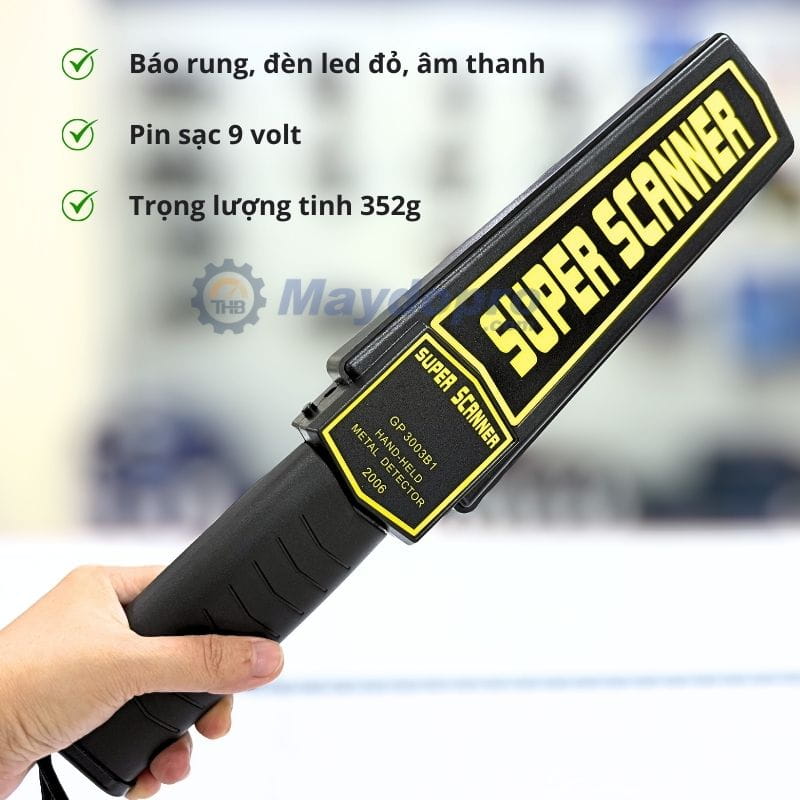 Thiết bị dò nhanh, phát hiện kim loại chính xác