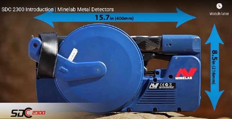 Máy tìm hạt vàng SDC2300 Minelab Úc