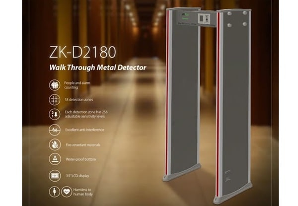 Cổng dò kim loại 18 vùng ZK-D2180