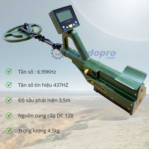 Máy dò kim loại mới độ sâu 3,5m TM-99S
