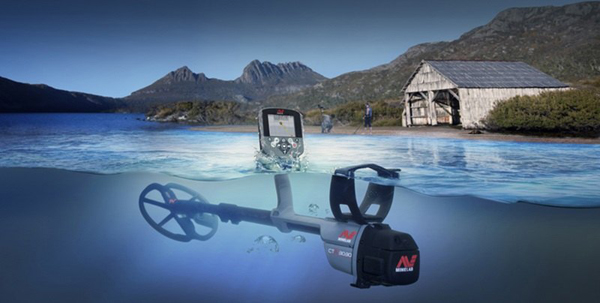 Máy dò chống nước CTX 3030 Minelab Úc có GPS