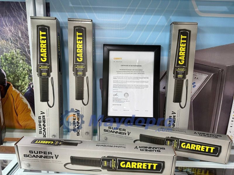 Chứng nhận ủy quyền nhà cung cấp máy dò Garrett