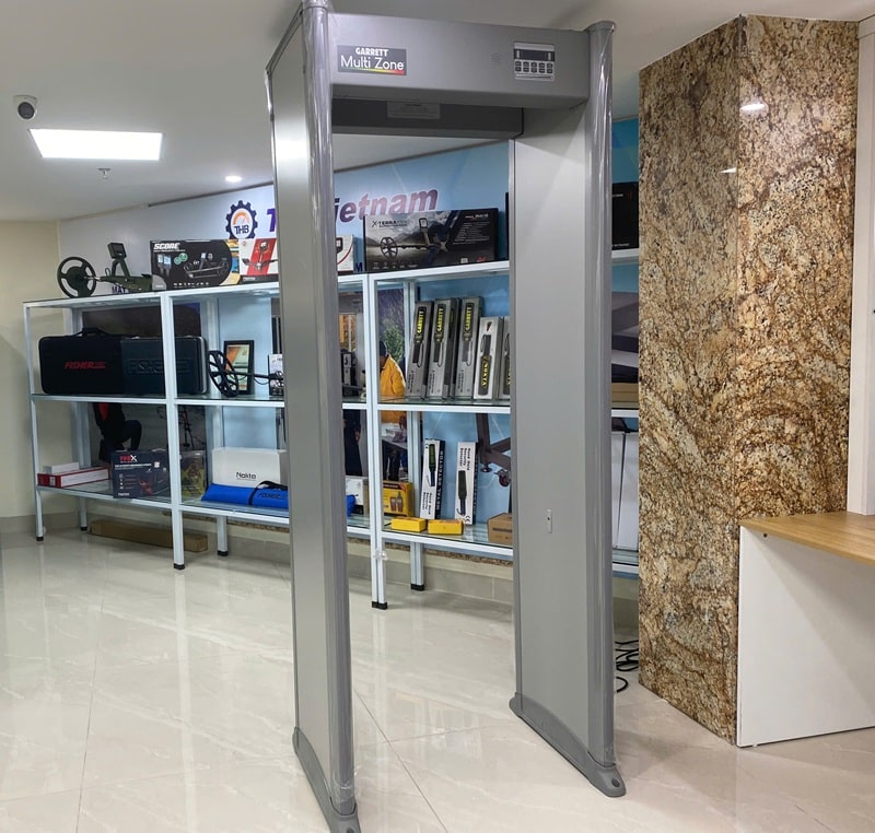 Sản phẩm cổng dò Garrett được trung bày tại THB Việt Nam