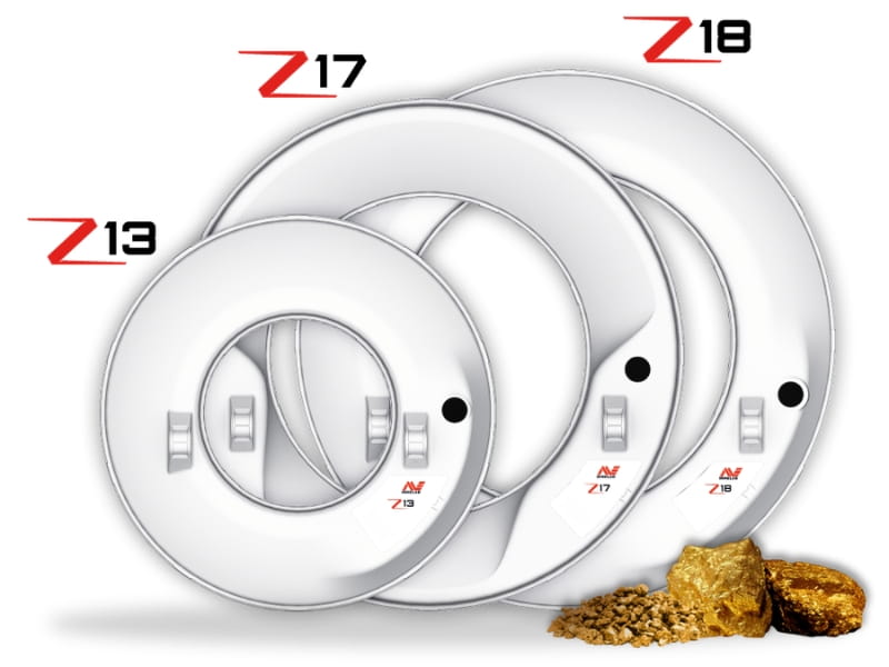 Minelab GPZ 8000 sở hữu hệ thống coil Z-SET đa dạng 