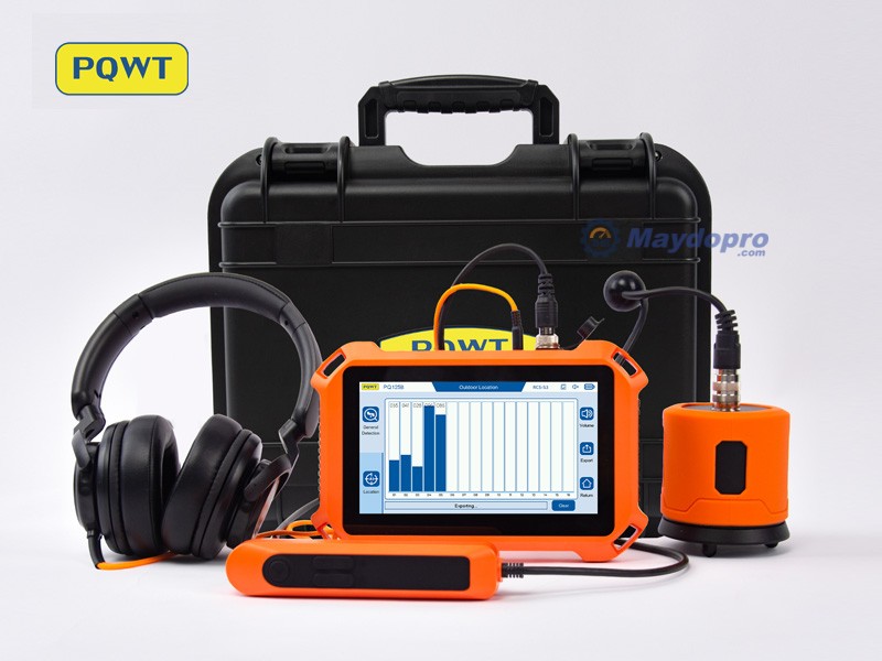 Máy dò  PQ125B thiết kế dạng cầm tay gọn nhẹ, dễ sử dụng 