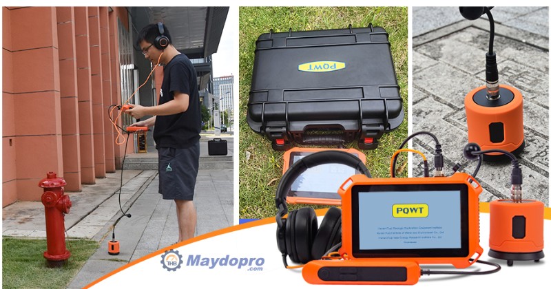 PQ125B có khả năng phát hiện điểm rò rỉ chính xác đến từng centimet 