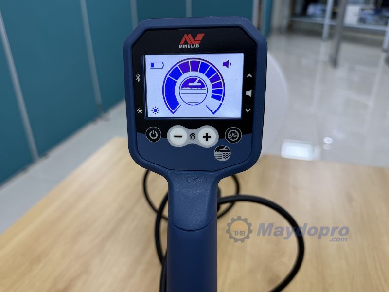 Giao diện trực quan dễ sử dụng của Minelab GPX 6000