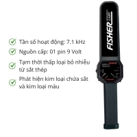 Tay dò an ninh cầm tay Fisher CW-20 hiệu năng ưu việt